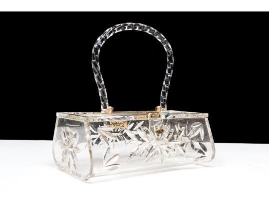 Patricia Of Miami Acrylic Faux Crystal Handbag