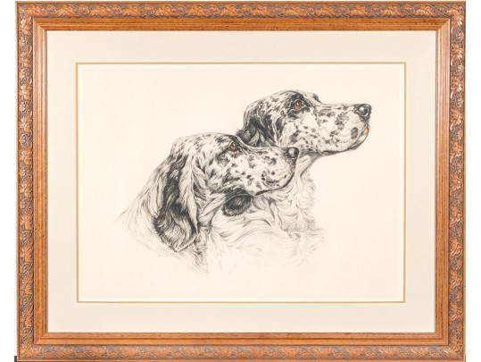 Print, Two English Setters