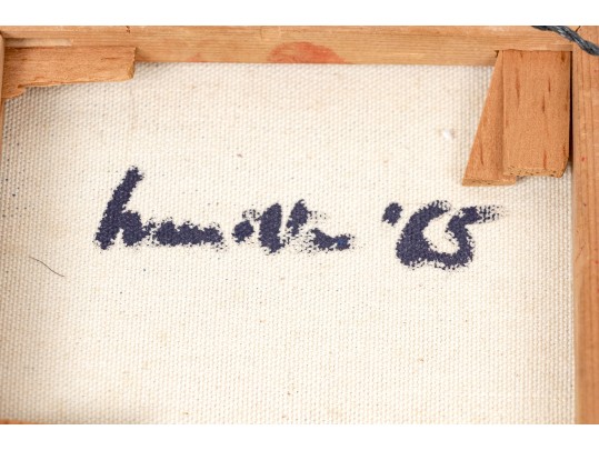 Frank Hamilton (American [CA], 1923-2015) Acrylic On Canvas, Abstract, 1965