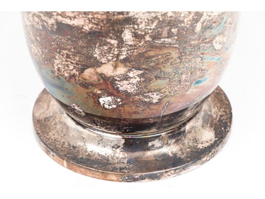 Silver Plated Twin-Handled Wine Cooler With Tin Liner