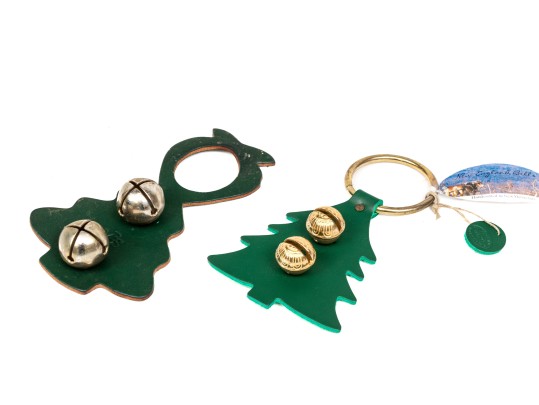 Duo Of Festive Christmas Tree Jingle Bells