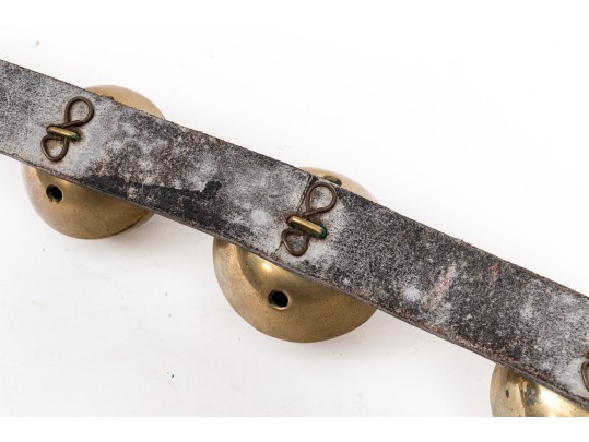 Festive Leather And Brass Sleigh Bells