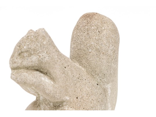 Vintage Cast Stone Squirrel