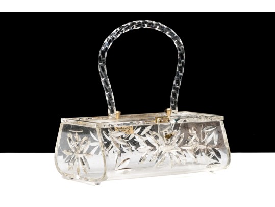 Patricia Of Miami Acrylic Faux Crystal Handbag
