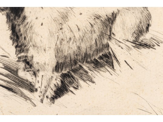 Mason Ltd Ed Lithograph, English Setters, 1941