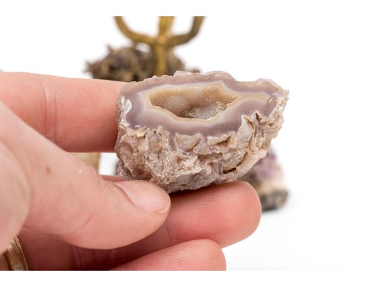 Collection Of Geodes And Decorative Objects