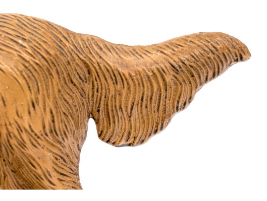 Decorative Painted Iron Golden Retriever Door Stop