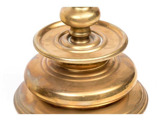 Pair Of Handsome Brass Candlesticks