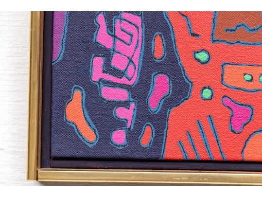 Frank Hamilton (American [CA], 1923-2015) Acrylic On Canvas, Abstract, 1965
