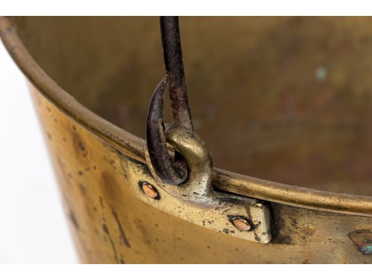 19th C. HW Hayden Ansonia Brass Co. Pail