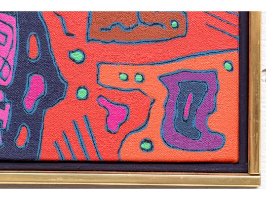 Frank Hamilton (American [CA], 1923-2015) Acrylic On Canvas, Abstract, 1965