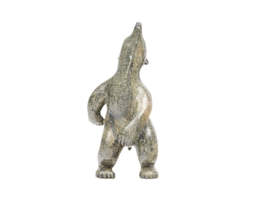 Carved Inuit Stone Figure Of A Bear (UPDATED)
