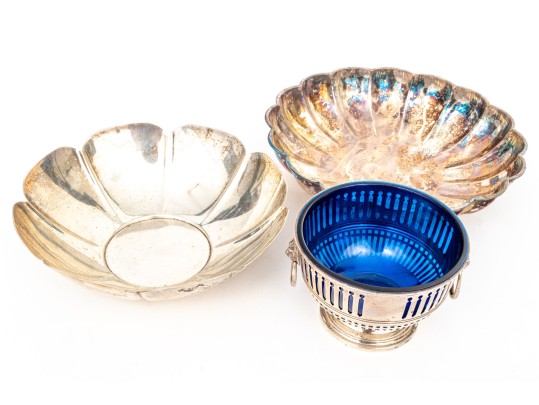 Group Of Three Sterling Silver Bowls     24.835 Troy Ozs. 