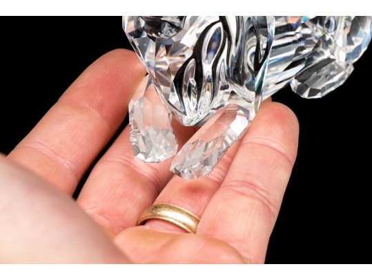 Swarovski Crystal Recumbent Lion