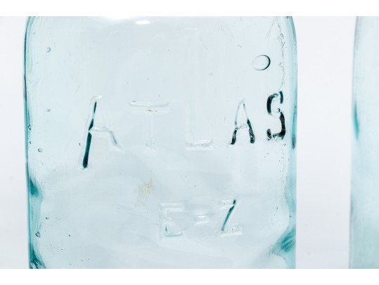 Collection Of Four Vintage Glass Bottles