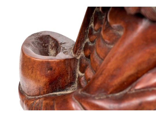 Chinese Carved Wood Figure Of An Immortal
