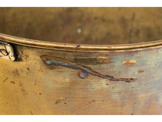 19th C. HW Hayden Ansonia Brass Co. Pail