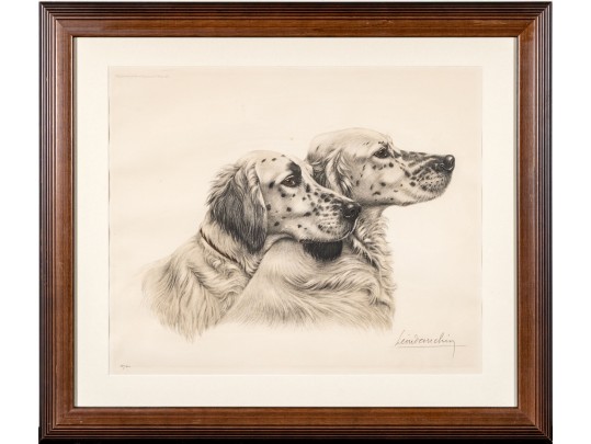 Leon Danchin? Ltd Ed Lithograph On Paper