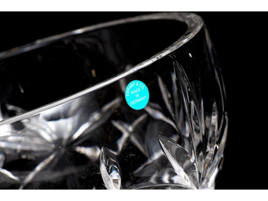 Tiffany And Co. Cut Crystal Serving Bowl Made For Enterprise
