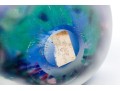 Fabulous Signed Large Art Glass Teardrop Form Paperweight