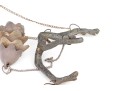 Whimsical Faux Bois Pinecone Windchime