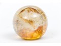 Josh Simpson (American [CT], B. 1949) Signed Art Glass Planet Paperweight, 1993