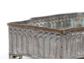 Art Deco Style Mixed Metal Planter