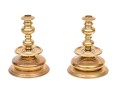 Pair Of Handsome Brass Candlesticks