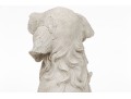 Cast Stone Seated Retriever Puppy