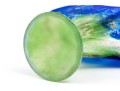 Stunning Arts And Crafts Art Glass Vase With Chipped Ice Finish, Ca. 1920 Or Earlier