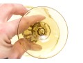 Set Of Six Colorful Stemmed Champagne Coupes