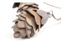 Whimsical Faux Bois Pinecone Windchime
