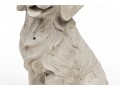 Cast Stone Seated Retriever Puppy
