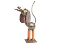 Vintage Artisanal Metal Sculpture Of A Dog
