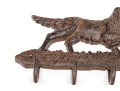 Playful Cast Iron Dog Form Coat Hook