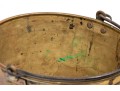 Antique Brass Pail With Iron Handle