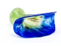 Stunning Arts And Crafts Art Glass Vase With Chipped Ice Finish, Ca. 1920 Or Earlier