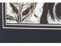Marty H. Gordon (American [CT], 1947-2018) Print, English Setter With Birch Trees