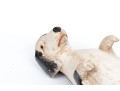 Camden Maine Carved And Painted Wood Dog, 1992