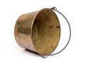Antique Brass Pail With Iron Handle