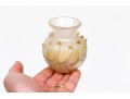 Vandermark Merritt Iridescent Art Glass Vase With Drip Motif, 1981