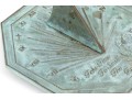 Cast Bronze Finished Brass Sundial