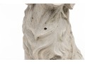 Cast Stone Seated Retriever Puppy
