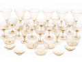 35 Piece Mid Century Murano Glass Service