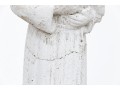 Painted Cast Stone Figure Of Saint Francis