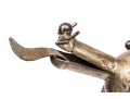 Vintage Artisanal Metal Sculpture Of A Dog