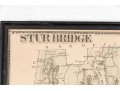 Antique Map Sturbridge And Southbridge