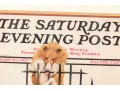Vintage Framed The Saturday Evening Post Cover
