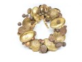 Decorative Brass And Copper Marine Motif Wreath