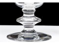 Pair Of Val St. Lambert Crystal Candlesticks With Single Glass Candlestick